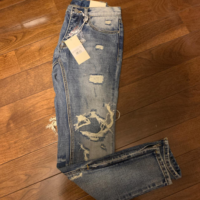 FEAR OF GOD(フィアオブゴッド)のmnml M1 Repaired Denim Blue 28 メンズのパンツ(デニム/ジーンズ)の商品写真