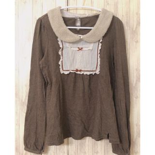 フランシュリッペ(franche lippee)のフランシュリッペ ヨークプルオーバー レース グレーテル(カットソー(長袖/七分))