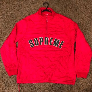 シュプリーム(Supreme)のArc Logo Quilted Half Zip Pullover(ナイロンジャケット)