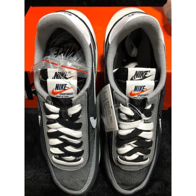 NIKE sacai LD Waffle Black 26.5