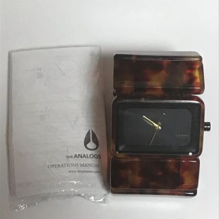 ニクソン(NIXON)の ニクソン NIXON ベガ VEGA 腕時計  べっ甲柄ブラウン(腕時計)