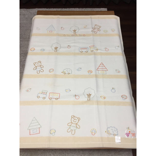 ニシカワ(西川)の赤ちゃんの城 綿毛布 新品未使用(毛布)