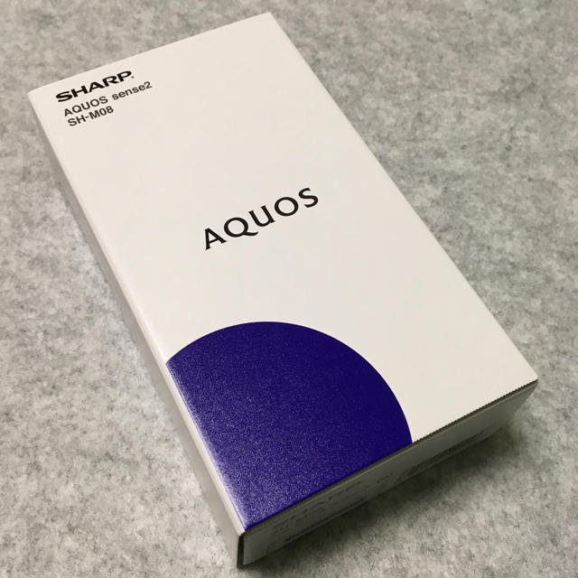 【新品・未使用】AQUOS sense2 SH-M08 ニュアンスブラック