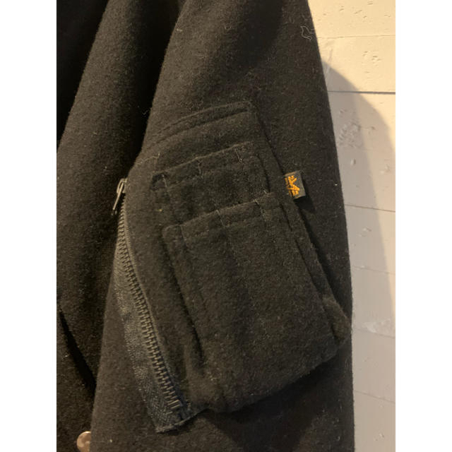 ALPHA INDUSTRIES(アルファインダストリーズ)の【クリスマスSALE】ALPHA✖️アーバンリサーチ　コラボウールMA-1【Ｌ】 メンズのジャケット/アウター(ミリタリージャケット)の商品写真