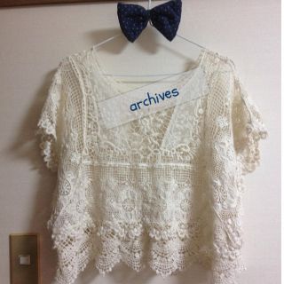 アルシーヴ(archives)のarchivesレーストップス＊(チュニック)