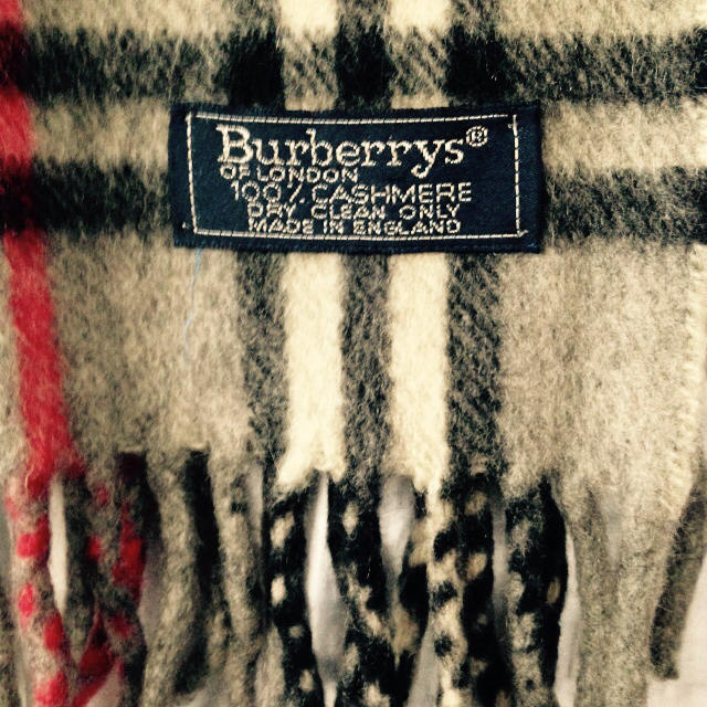 BURBERRY(バーバリー)のバーバリーカシミアマフラー レディースのファッション小物(マフラー/ショール)の商品写真