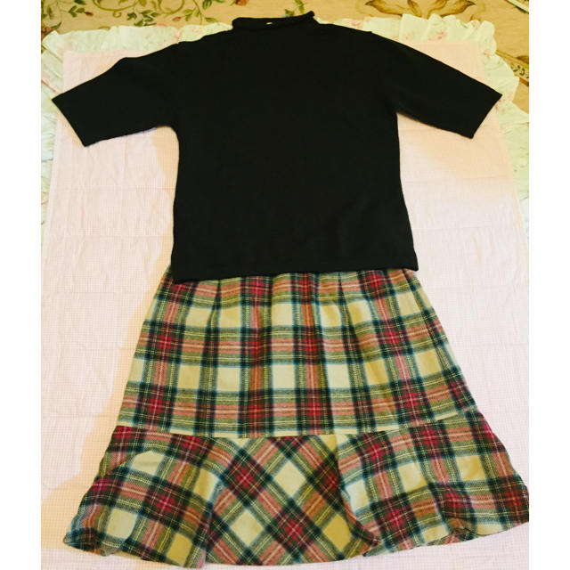 Yorkland(ヨークランド)のヨークランド  チェック スカート レディースのスカート(ひざ丈スカート)の商品写真