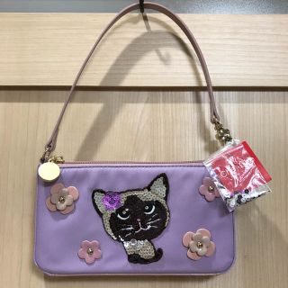 チチニューヨーク(Che Che New York)の新品未使用品　Che Che New York Catモチーフミニバック(ポーチ)