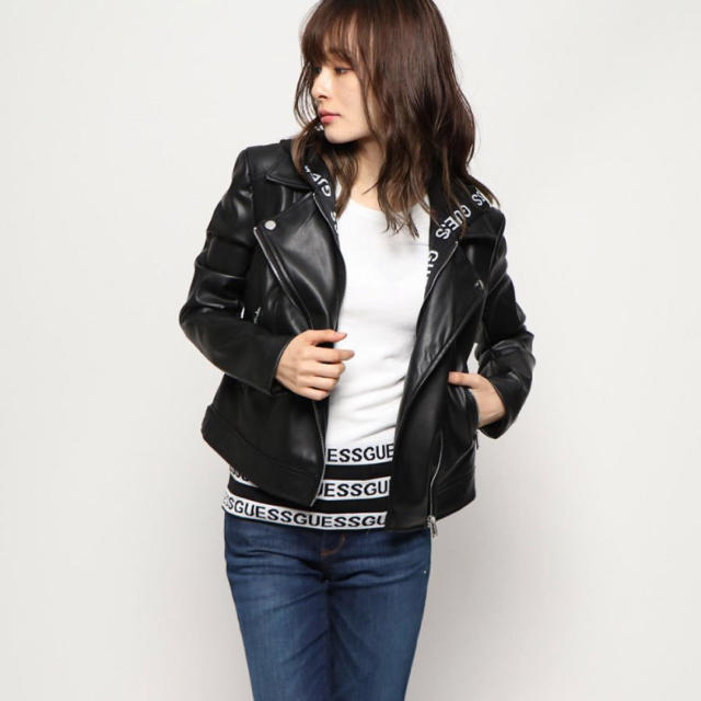 完売! guess ゲス ライダースジャケット - ライダースジャケット