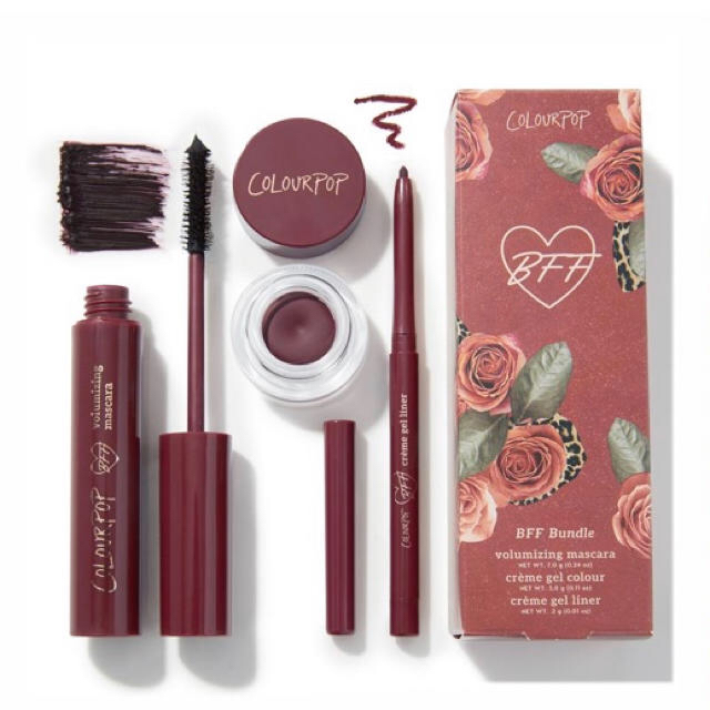 colourpop(カラーポップ)の新品カラーポップ　アイライナー　マスカラキット コスメ/美容のベースメイク/化粧品(マスカラ)の商品写真