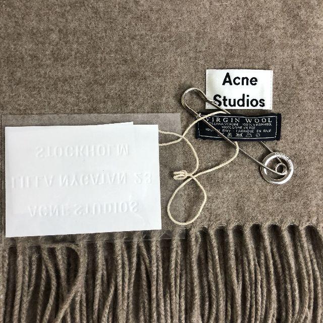 ACNE - Acne Studiosプレゼントマフラーメランジキャメル男女兼用 正規 ...