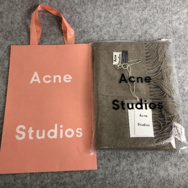 ACNE - Acne Studiosプレゼントマフラーメランジキャメル男女兼用 正規 ...