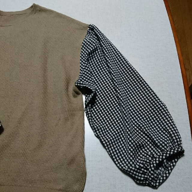 FELISSIMO(フェリシモ)の袖 切り替えセーター レディースのトップス(ニット/セーター)の商品写真