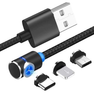 USB 充電ケーブル ＢＫ-1M【めありーる様専用】(バッテリー/充電器)