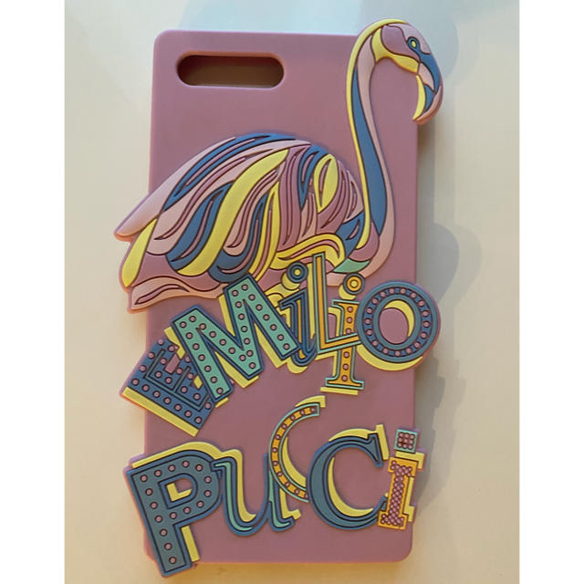 EMILIO PUCCI(エミリオプッチ)の【美品】エミリオプッチ　iPhone7plus フラミンゴケース スマホ/家電/カメラのスマホアクセサリー(iPhoneケース)の商品写真