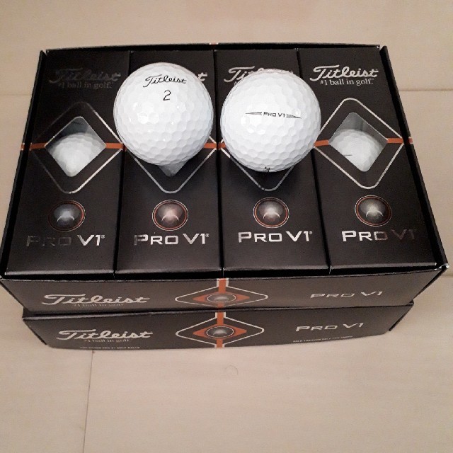 タイトリスト社製 PRO V1 WHITE 2ダース 24球 | hmgrocerant.com