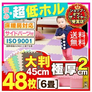 新品未使用　ジョイントマット　45cm 3畳(24枚セット)(フロアマット)