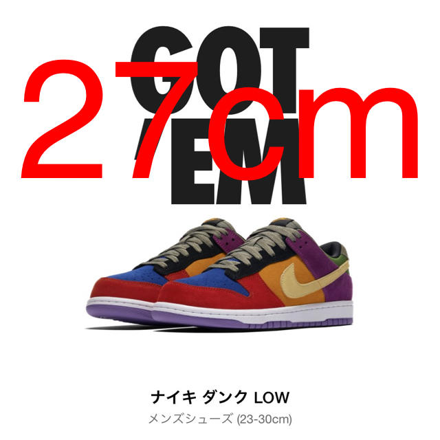 Nike dunk sb low Viotech 27cm