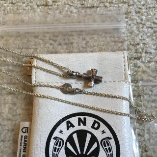 アンドサンズ(ANDSUNS)のアンドサンズ × GARNI ANTI-DIVINE CROSS PENDANT(ネックレス)