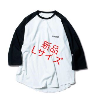 ソフネット(SOPHNET.)の【新品】sophnet 七分袖 tシャツ ブラック sophnet tシャツ(Tシャツ/カットソー(七分/長袖))