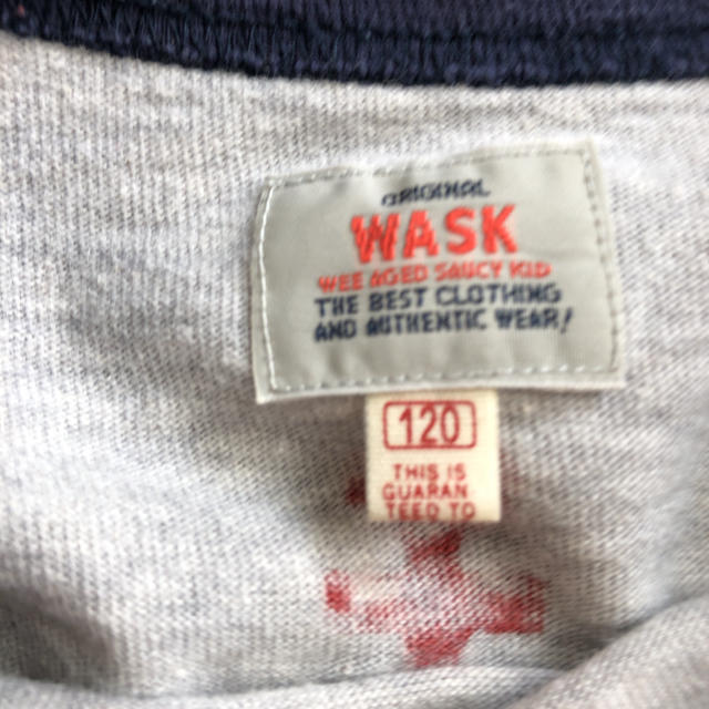 WASK(ワスク)のワスク 長袖Tシャツ 120 キッズ/ベビー/マタニティのキッズ服男の子用(90cm~)(Tシャツ/カットソー)の商品写真