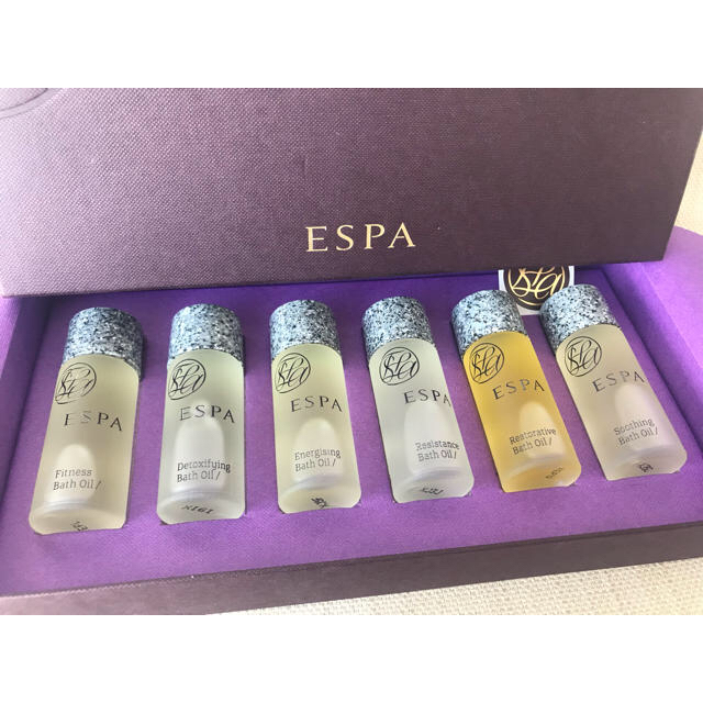 未使用 ESPA ❤︎ アロマテラピー ❤︎ バスオイル ❤︎ 入浴剤6種類 コスメ/美容のリラクゼーション(アロマオイル)の商品写真