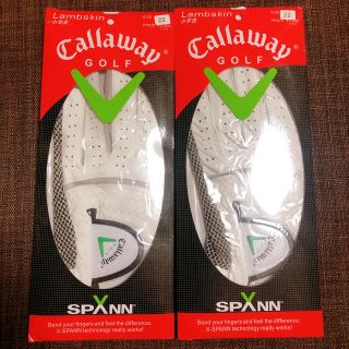 キャロウェイゴルフ(Callaway Golf)のキャロウェイグローブサイズ22 小羊革２枚(その他)