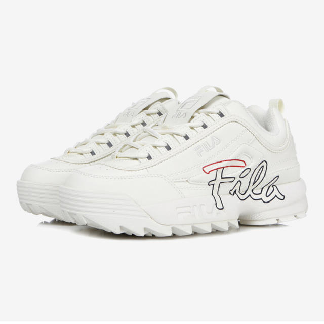 FILA(フィラ)の限定値下げ❗️　日本未発売　フィラ  24cm ディスラプター2 スクリプト レディースの靴/シューズ(スニーカー)の商品写真