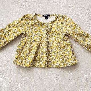 ベビーギャップ(babyGAP)のbabyGAP 　かわいいコーデュロイブラウス80㎝(シャツ/カットソー)