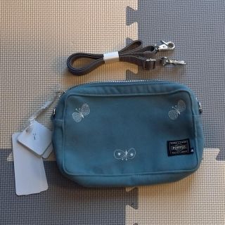 ミナペルホネン(mina perhonen)の新品未使用　ミナペルホネン  ポーター　コラボ　2WAY POUCH ポーチ(ポーチ)