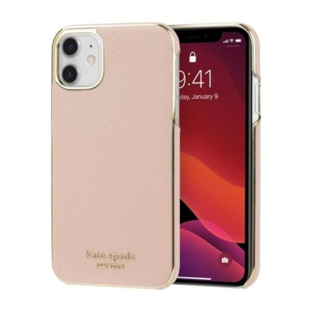 新作★ケイトスペード iPhone 11 ピンク レザー調 日本未発売