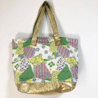 ツモリチサト(TSUMORI CHISATO)の❤️TSUMORI CHISATO❤️花柄✖︎ゴールド トートバッグ(トートバッグ)