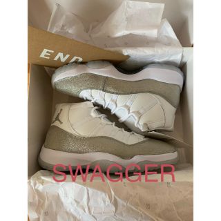 ナイキ(NIKE)のNIKE AIR JORDAN 11 WMNS METALLIC SILVER(スニーカー)