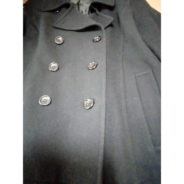 ピーコート　黒　LL レディースのジャケット/アウター(ピーコート)の商品写真