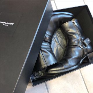 サンローラン(Saint Laurent)の【確実正規品】極美品 40½ サンローラン リングブーツ 16aw ハーネス(ブーツ)