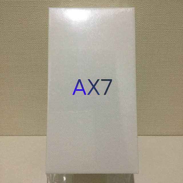 【新品・未開封】OPPO AX7 ゴールド（SIMフリー）※残債なしゴールド