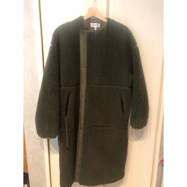 【お気に入り】 - HYKE HYKE2018 コート[べてぃぶるさん専用〕 ボア ロングコート 【お気に入り】 - HYKE HYKE2018 コート[べてぃぶるさん専用〕 ボア ロングコート