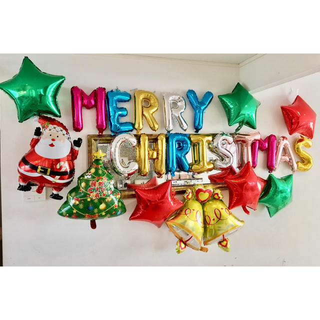 値下げ クリスマス飾りバルーン風船セットの通販 By けーじ S Shop ラクマ