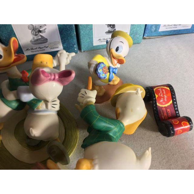 Disney(ディズニー)の【中古】WDCC Mr. Duck Stepsドナルド6点+セル画セット レア エンタメ/ホビーのフィギュア(アニメ/ゲーム)の商品写真