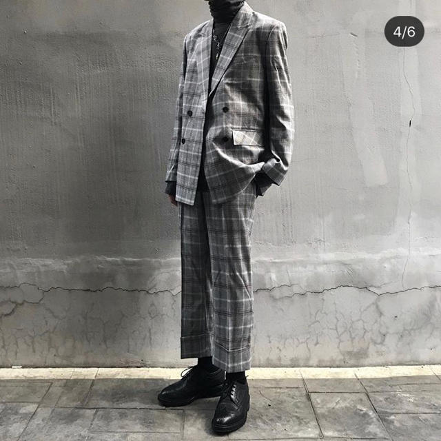 定番人気2023 ZARA おしゃれ ZARA MAN ザラ チェック セットアップ スーツ L相当 チェッの通販 by www's  shop｜ザラならラクマ