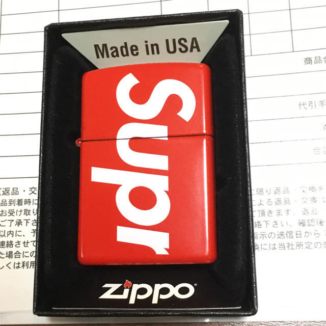 Supreme(シュプリーム)のsupreme logo zippo ジッポライター メンズのファッション小物(タバコグッズ)の商品写真