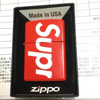 シュプリーム(Supreme)のsupreme logo zippo ジッポライター(タバコグッズ)