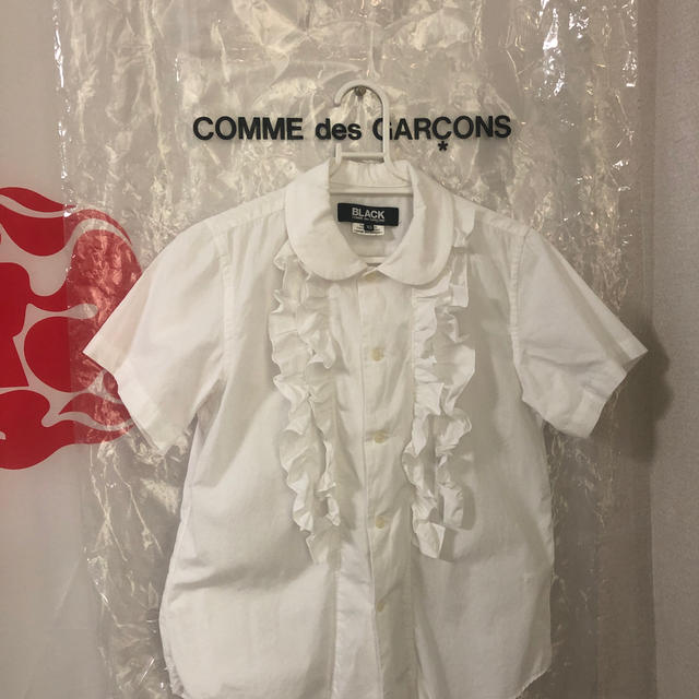 身幅495COMME des GARÇONS フリルブラウス