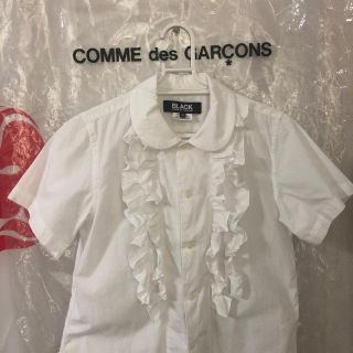 COMME des GARCONS - コムデギャルソン BLACK フリルブラウスの通販 by ...