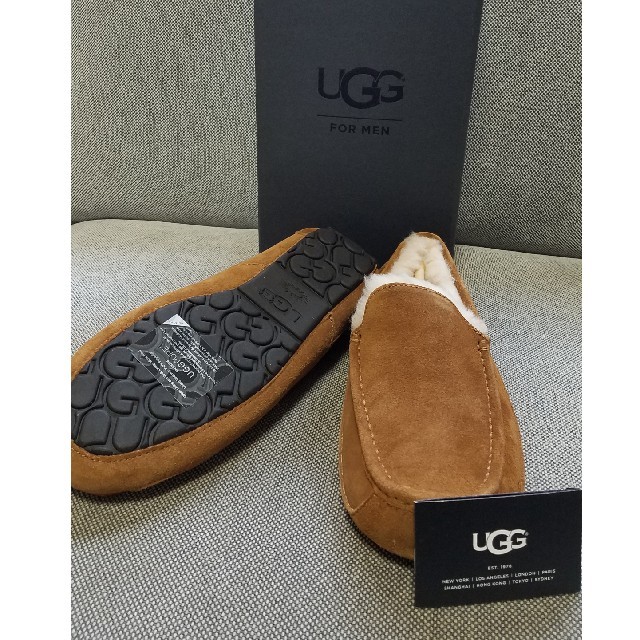 UGG(アグ)の新品未使用 UGG アスコット メンズ モカシン♪ メンズの靴/シューズ(スリッポン/モカシン)の商品写真