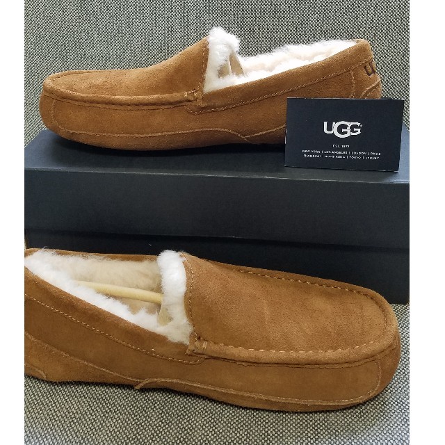 UGG(アグ)の新品未使用 UGG アスコット メンズ モカシン♪ メンズの靴/シューズ(スリッポン/モカシン)の商品写真