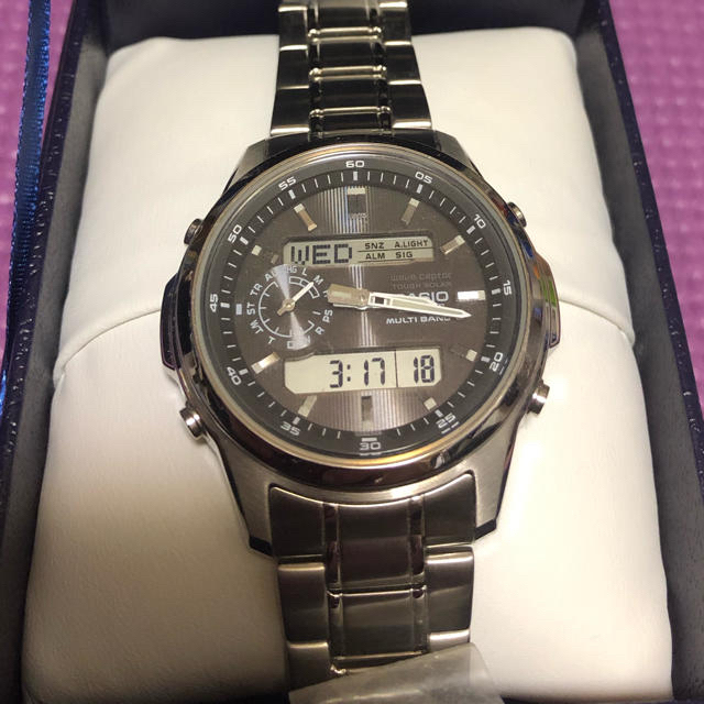 腕時計(デジタル)CASIO 腕時計 リニエージ 電波ソーラー LCW-M300D-1AJF