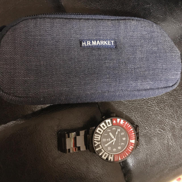 HOLLYWOOD RANCH MARKET(ハリウッドランチマーケット)の美品　ハリウッドランチマーケット　ネオンウォッチ メンズの時計(腕時計(アナログ))の商品写真
