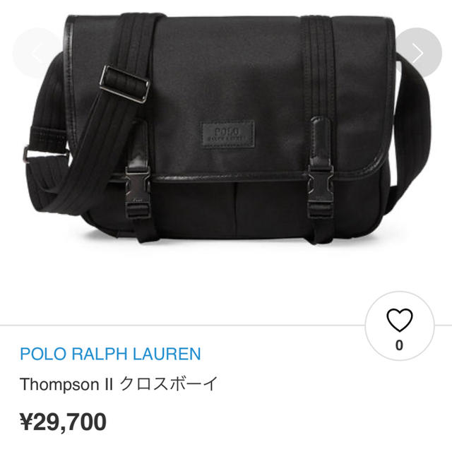 POLO RALPH LAUREN(ポロラルフローレン)のPOLO RALPH LAUREN Thompson II クロスボーイ メンズのバッグ(ショルダーバッグ)の商品写真