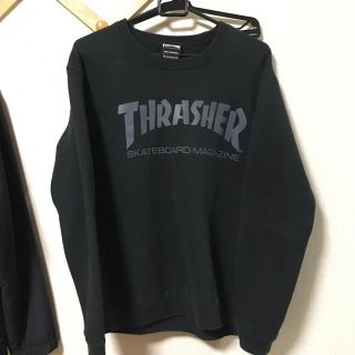 スラッシャー(THRASHER)のTHRASHER トレーナー 黒(スウェット)